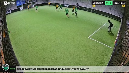 But de Damien(10 tickets LOTO) Barou-dagues - VERTS GALANT