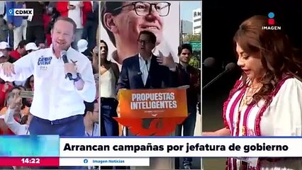 Arranca la campaña por la jefatura de Gobierno de la CDMX