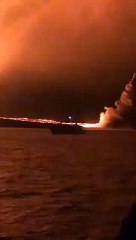 Vídeo mostra monumental erupção do vulcão La Cumbre