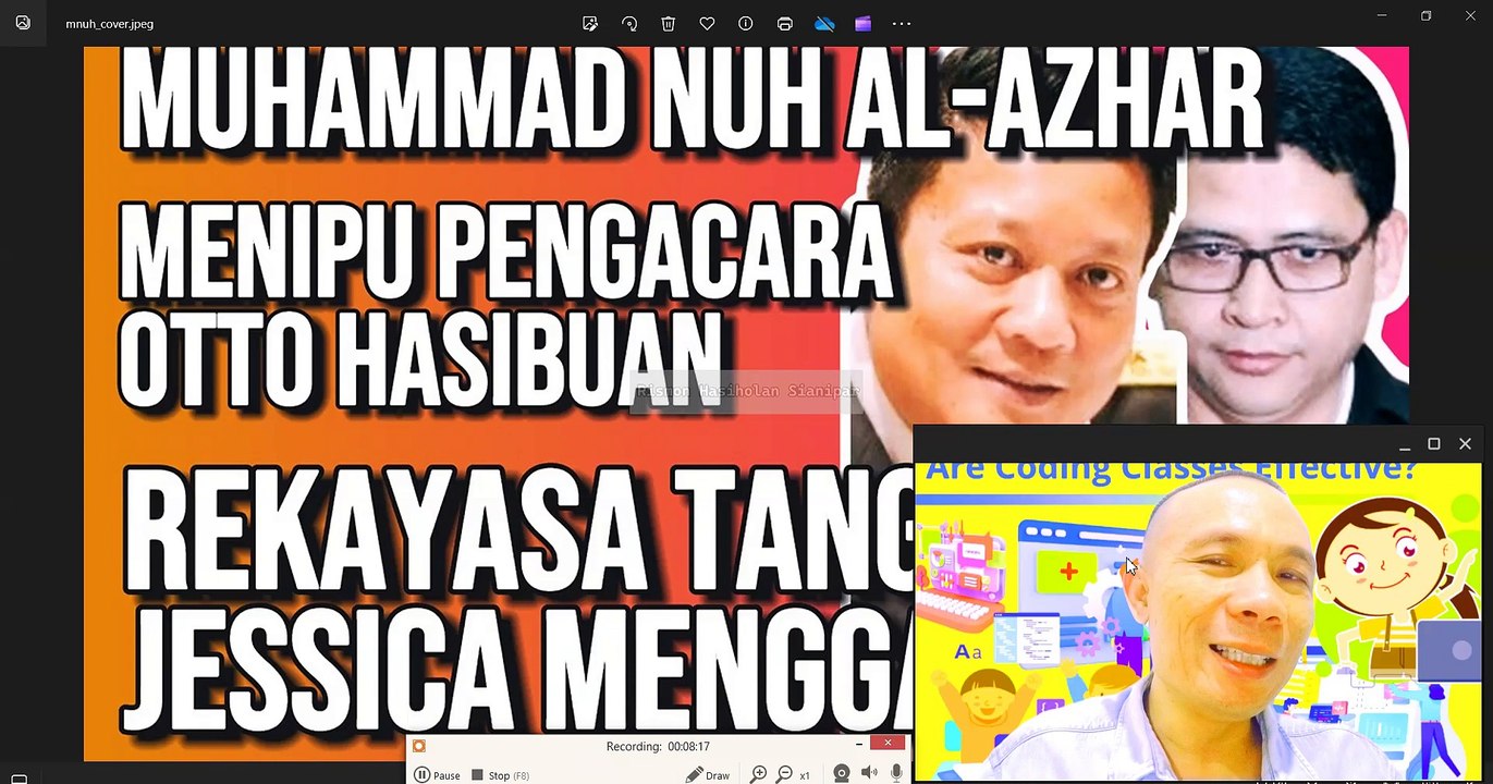 MUHAMMAD NUH AL-AZHAR JUGA MEREKAYASA KAMERA 9 KETIKA JESSICA MENGGARUK PUKUL 17:30 WIB