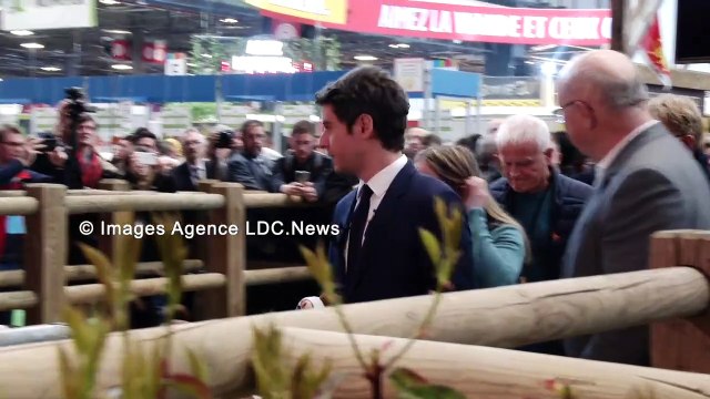 SIA2024 Gabriel Attal au Salon de l'Agriculture. Paris/France - 27 Février 2024