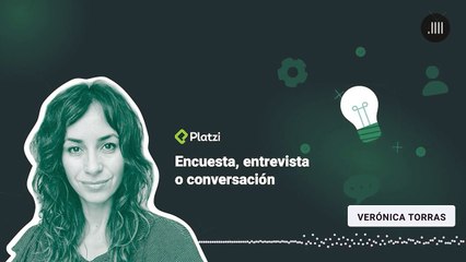 Encuesta, entrevista o conversación