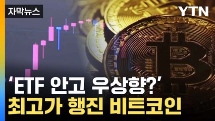 [자막뉴스] 'ETF 안고 우상향?'...최고가 행진하는 비트코인 / YTN