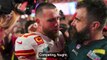 Jason Kelce pays emotional tribute to brother Travis