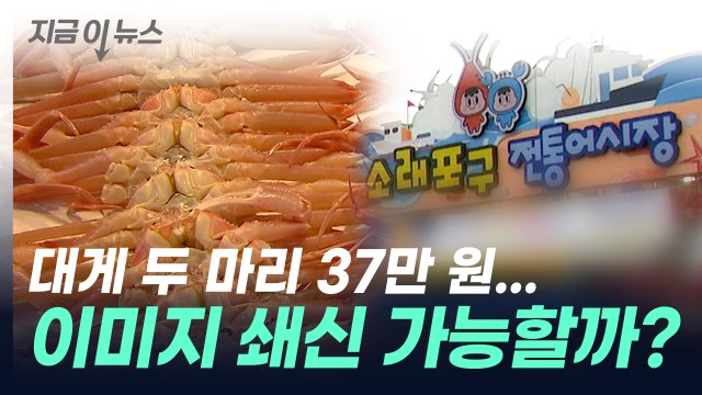 대게 두 마리 37만 원...소래포구, 이미지 쇄신 가능할까? [지금이뉴스] / YTN