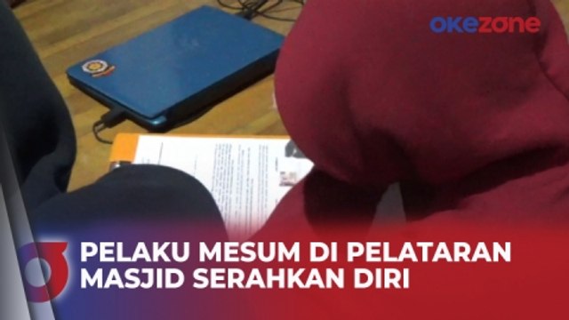 Sempat Viral! Pelaku Mesum di Pelataran Masjid Serahkan Diri ke Kantor Satpol PP Parepare