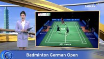 Taiwan Shuttlers Win Men's Doubles at German Open