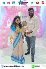 Happy kids play Birthday Party celebration in padappai, chennai.