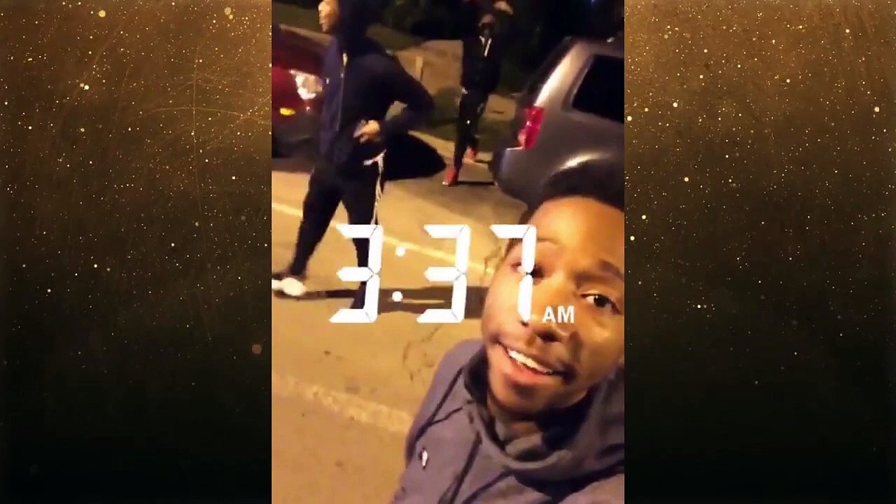 051 Drilla And YM Members Outside With The Pipe At 3AM
