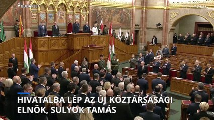 Ma lép hivatalba az új köztárasági elnök, Sulyok Tamás