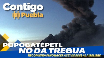 Alerta en Puebla: Suspensión de Actividades al Aire Libre por Caída de Ceniza del Popocatépetl  #Popocatépetl #