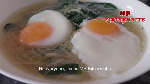 Got egg misua and spinach? The Perfect poached egg and spinach soup!! Easy cheap delicious recipe!!