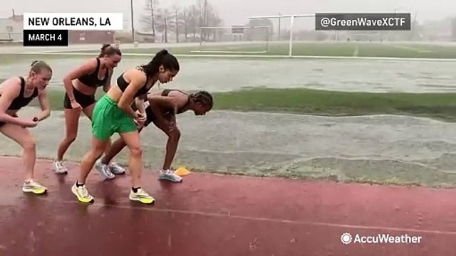 Thunderstorms rumble across the central US