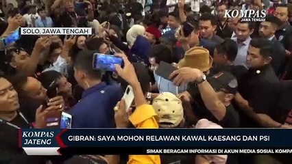 Gibran: Saya Mohon Relawan Kawal Kaesang dan PSI