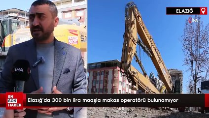 Elazığ'da 300 bin lira maaşla makas operatörü bulunamıyor