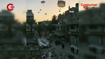 Gazze Şeridi’ne havadan yardımlar devam ediyor