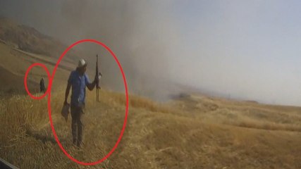 Diyarbakır'daki arazi vahşeti kamerada