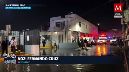 Inundación en Tultitlán por mega fuga de agua, hospital del ISSSTE afectado