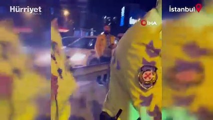 E-5 Karayolu’nda 'makas' kazası sonrası kavga