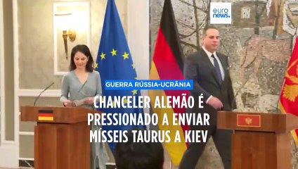 Scholz pressionado pelo Reino Unido - e até pelo próprio governo - para enviar mísseis Taurus a Kiev