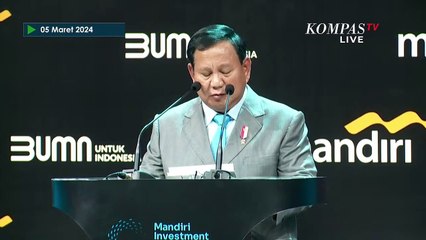[FULL] Prabowo Bicara Target Pertumbuhan Ekonomi Indonesia saat Hadiri Mandiri Investment Forum