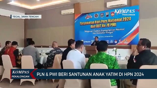 41 Anak Yatim Piatu di Tegal Terima Santunan di Hari Pers Nasional