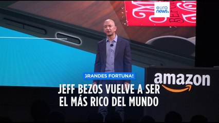 Jeff Bezos, creador de Amazon, vuelve a ser el hombre más rico del mundo