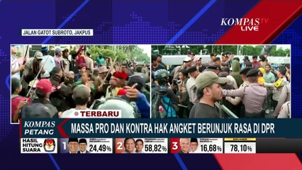 Massa Pro dan Kontra Hak Angket Berunjuk Rasa di DPR RI, Begini Usaha Polisi Jaga Suasana Kondusif