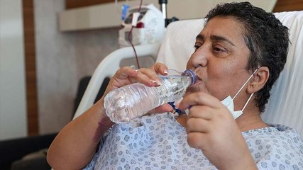 16 yıl sonra 'istediği kadar' su içebildi