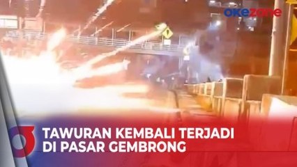 Tawuran Antar Warga Kembali Terjadi di Pasar Gembrong, Jakarta Timur