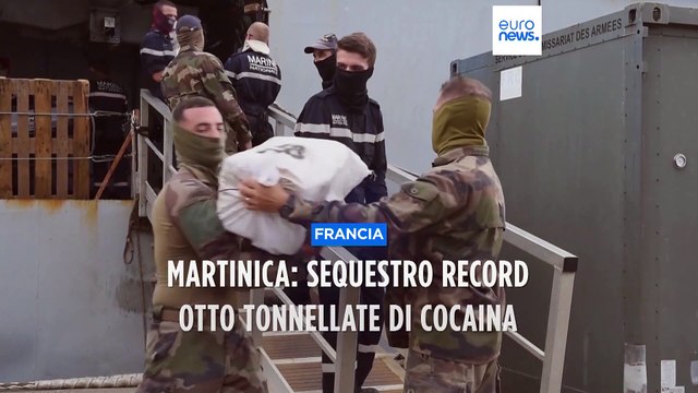 Sequestro di droga record in Martinica, requisite oltre otto tonnellate di cocaina