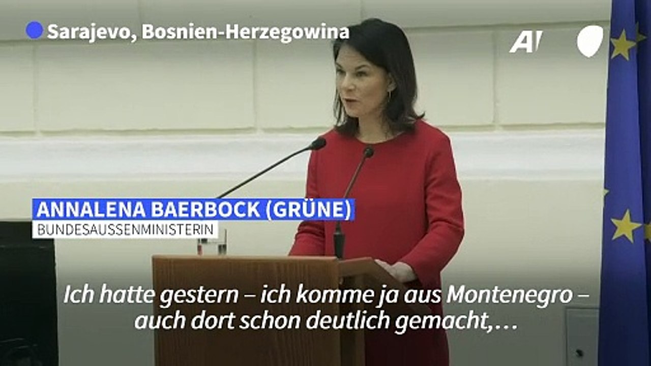Baerbock: Russlands hybride Kriegsführung 'nicht unterschätzen'