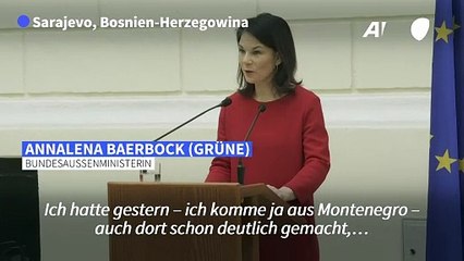 Baerbock: Russlands hybride Kriegsführung "nicht unterschätzen"