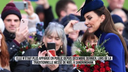 Kate Middleton apparaît pour la première fois en public depuis son hospitalisation