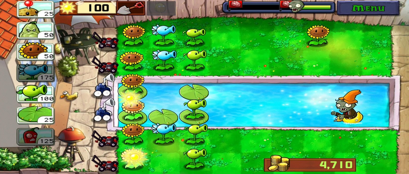 Plants vs Zombies | POOL LEVEL 6 - video Dailymotion
