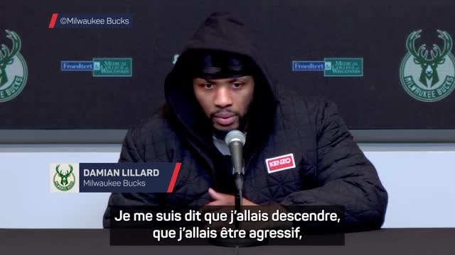 Bucks - Lillard : Je savais que je devais contrôler plus le jeu