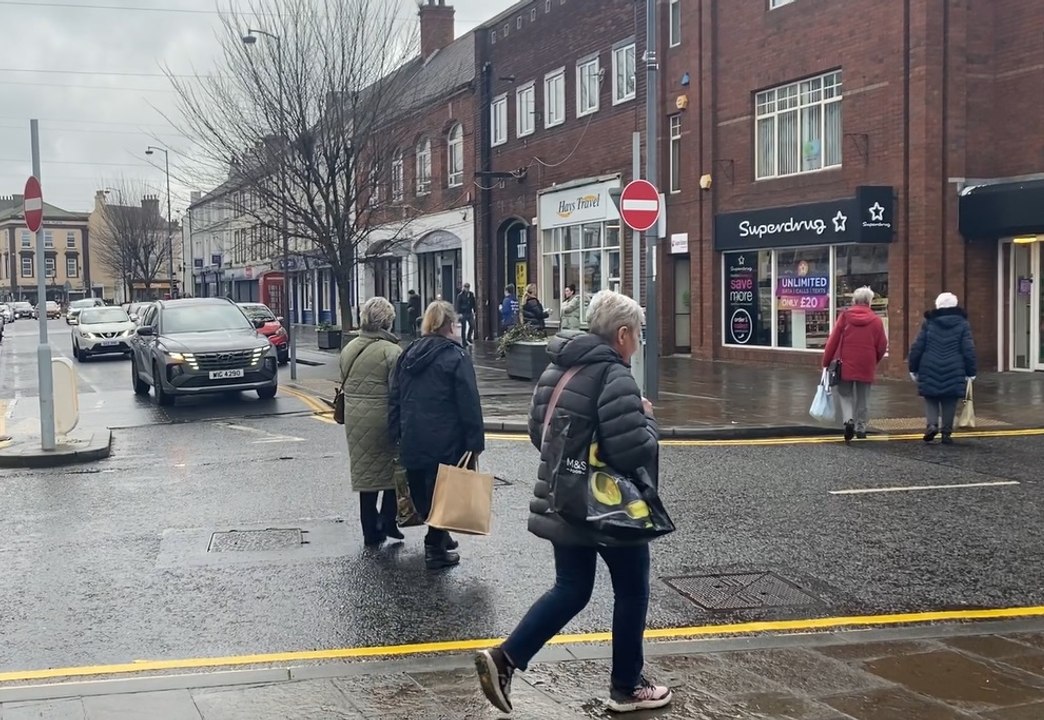 Carrickfergus town centre - February 2024