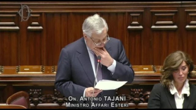 Tajani: Serve impegno irreversibile per creazione Stato palestinese