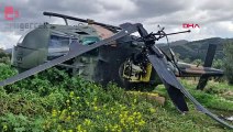 İzmir'de askeri helikopter zorunlu iniş yaptı: Bir yaralı