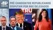 Donald Trump e Nikki Haley se enfrentam em 15 estados; Neitzke e Trindade comentam