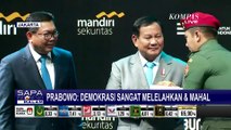 Ketika Prabowo Sebut Demokrasi Indonesia Sangat Melelahkan dan Mahal