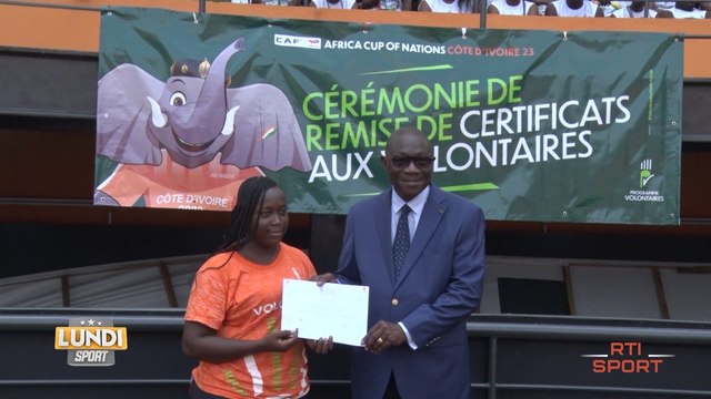 Cérémonie de célébration et de remise de certificats aux bénévoles et volontaires de la Can 2023