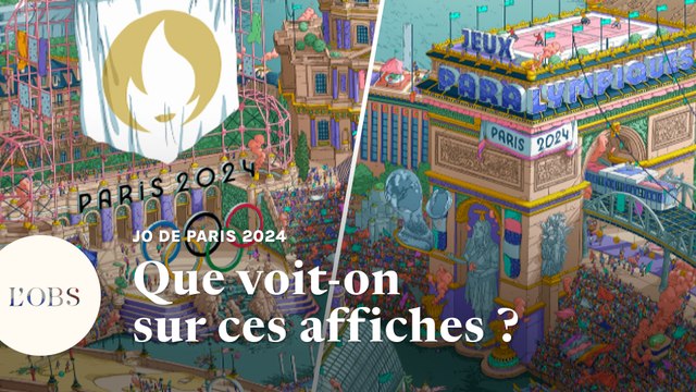 Les affiches des JO de Paris 2024 dévoilées : un grand format plein de petites histoires