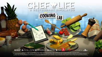 Chef Life A Restaurant Simulator Official Cooking Lab DLC Launch Trailer