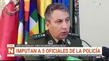 Imputan a 5 policías
