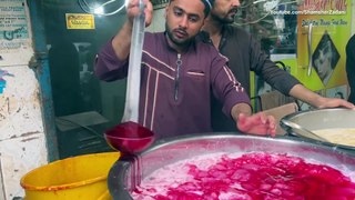 Original Banana Strawberry Milkshake  | Roadside Street Drink Banana Juice | Crushed Ice Milkshake