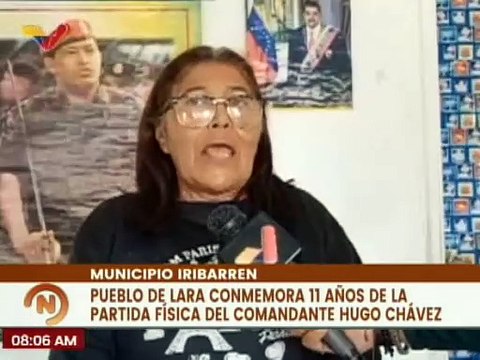 Larenses conmemoran los 11 años de la siembra del cmdte. Hugo Rafael Chávez Frías
