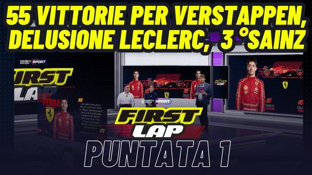 FirstLap - S:2 EP1 - Commento #F1 | 55 vittorie per #Verstappen, delusione #Leclerc, 3 ° #Sainz