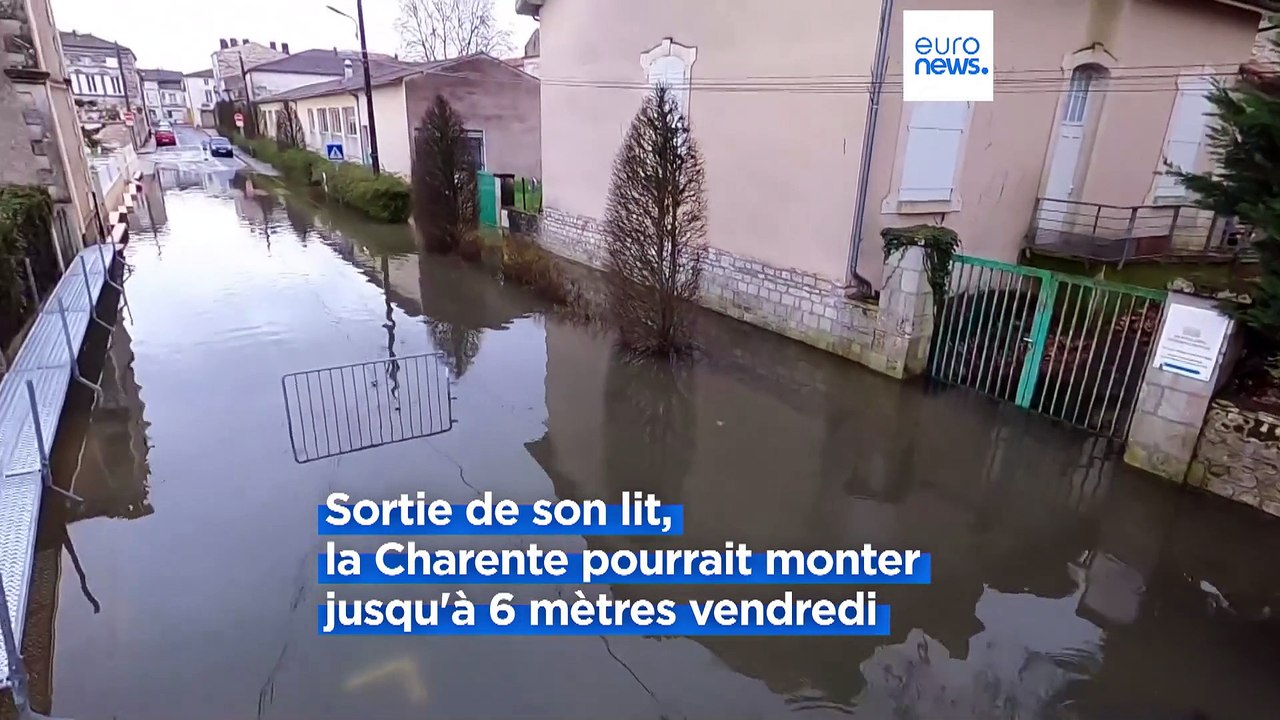 Inondations à Saintes pour la troisième fois au cours des derniers mois, alerte orange en vigueur