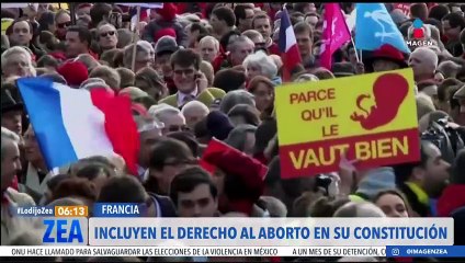 Francia incluye el derecho al aborto en su constitución